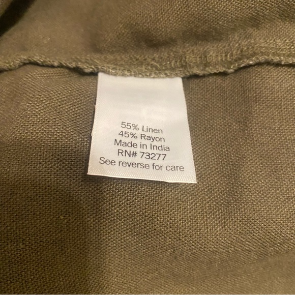 NWT Sonoma Linen Blend Sleeveless Top - Picture 7 of 8